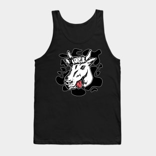 Cow head Rodeo Print Tank Top